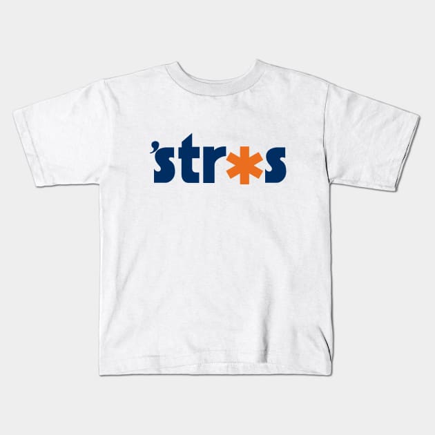 Stros Asterisk - White Kids T-Shirt by KFig21